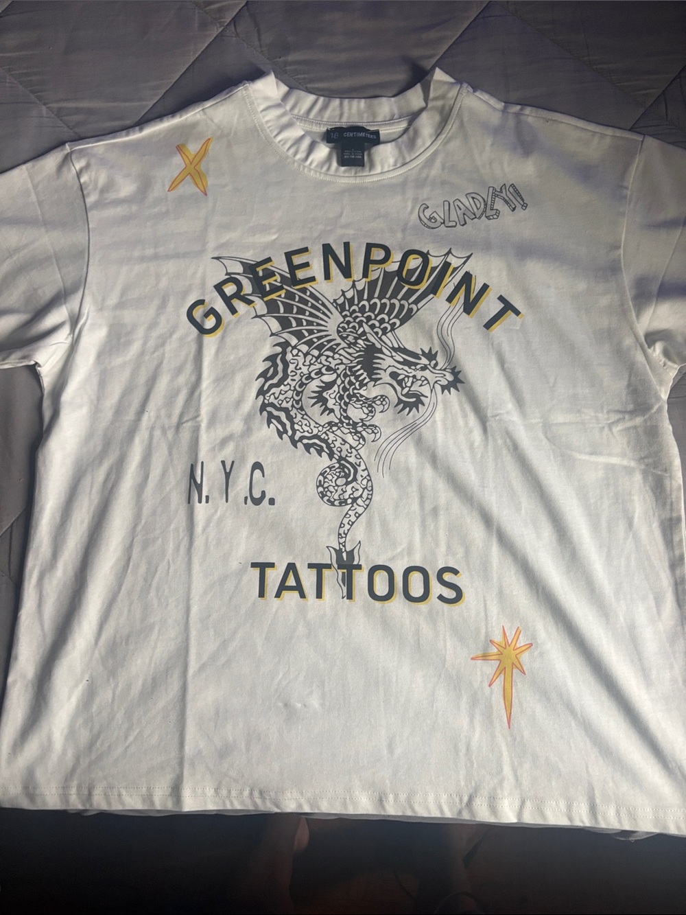 Greenpoint Tattoos Graphic Tee - White